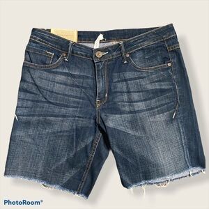 Truck jeans cut off frayed bottom jean shorts